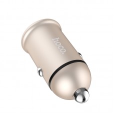 З/У автомобильное HOCO Z30 EASY ROUTE DUAL PORT MINI CAR CHARGER [700049] (GOLD)